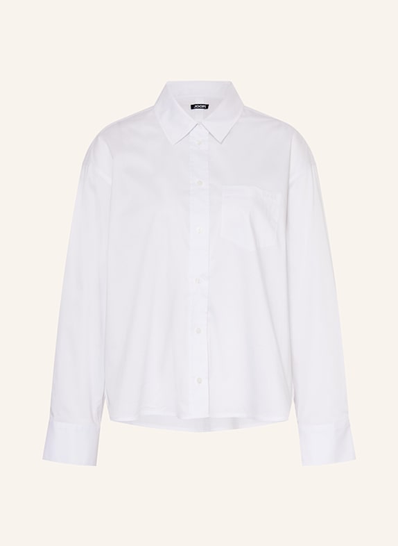 JOOP! Hemdbluse BIBI aus Jersey WEISS