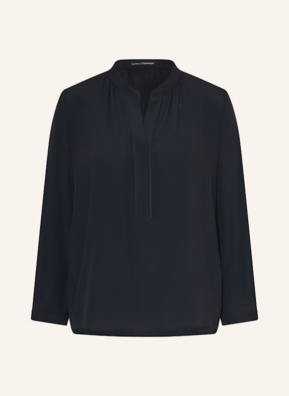LUISA CERANO Blusenshirt mit Seide DUNKELBLAU