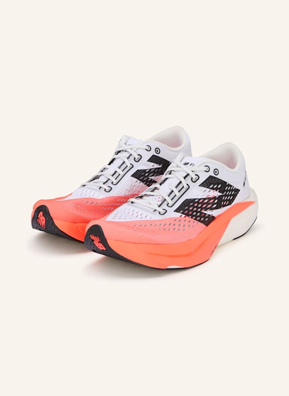 new balance Laufschuhe FUELLCELL SUPERCOMP PACERV2 WEISS/ NEONORANGE/ SCHWARZ