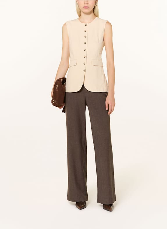 NEO NOIR Marlene broek EMMET MARRON FONCÉ