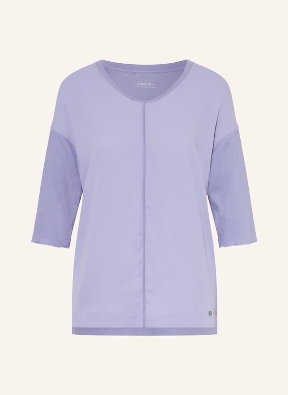 MARC CAIN Blusenshirt im Materialmix mit 3/4-Arm HELLLILA