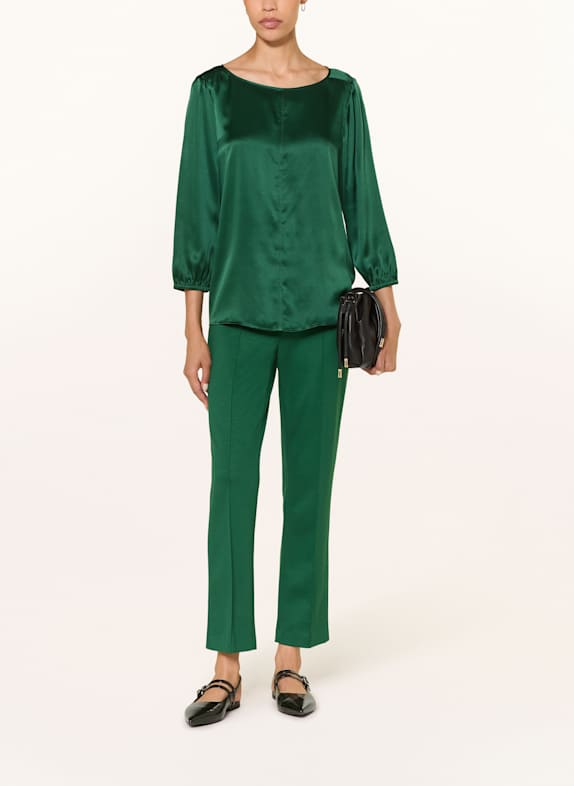 MARC CAIN Blusenshirt aus Seide 556 dark jade green