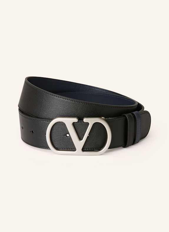 VALENTINO GARAVANI Gürtel VLOGO SIGNATURE zum Wenden SCHWARZ