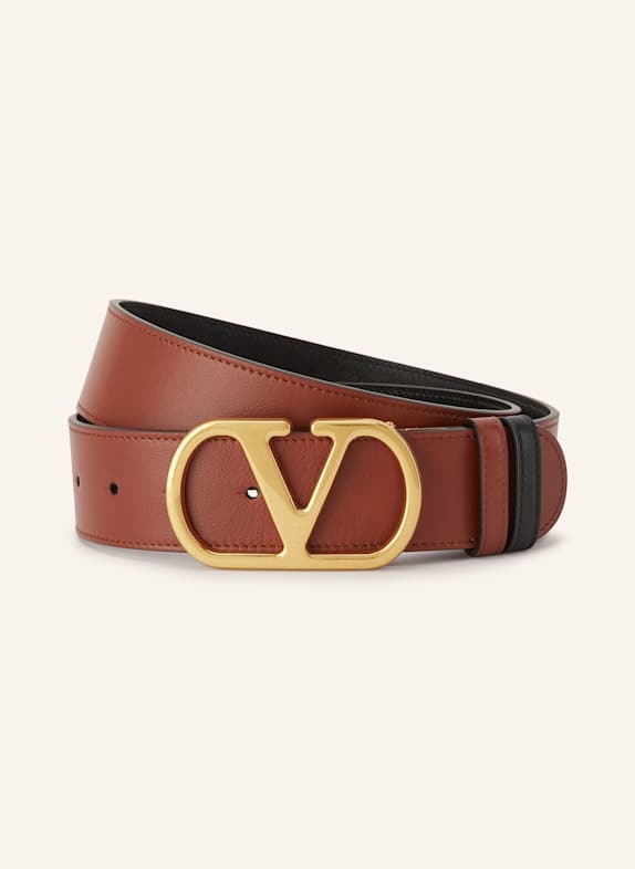 VALENTINO GARAVANI Gürtel zum Wenden BRAUN