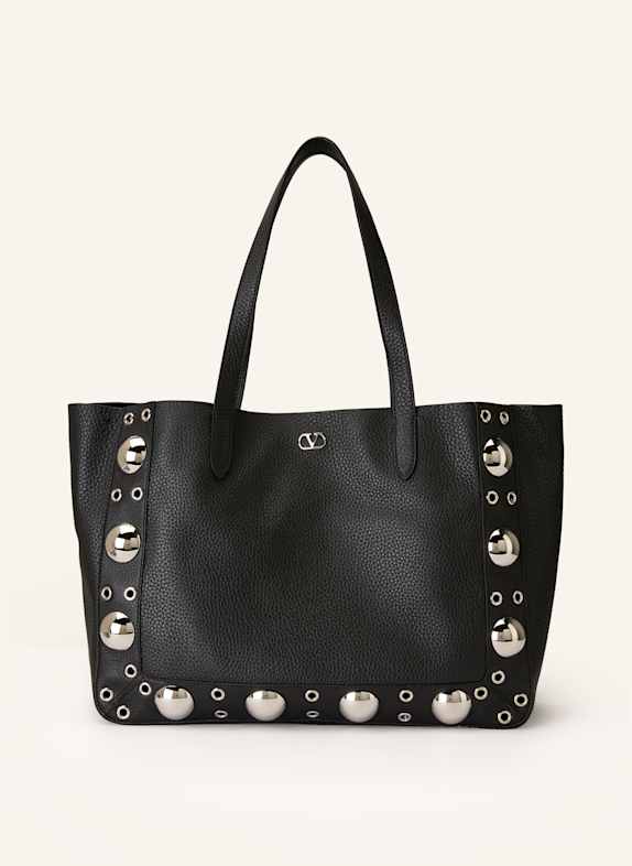 VALENTINO GARAVANI Shopper NELLCOTE mit Nieten SCHWARZ