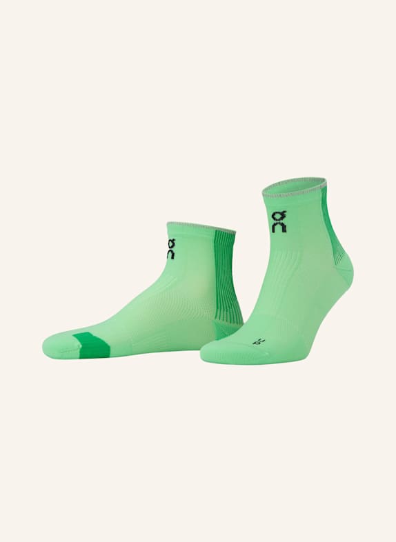 On Laufsocken PERFORMANCE MID 3893 HONEYDEW | PARSLEY