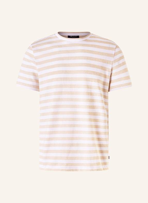 MAERZ MUENCHEN T-Shirt HELLBRAUN/ WEISS