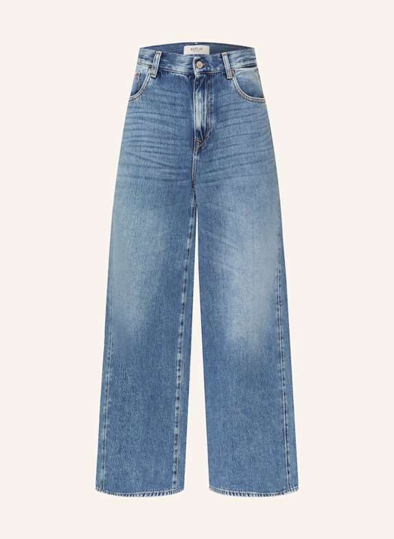 REPLAY Wide Leg Jeans LANAREY 009 MEDIUM BLUE