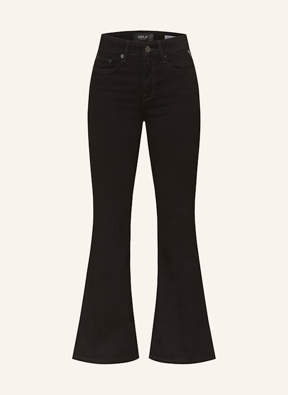REPLAY Flared Jeans JOELLA 098 BLACK