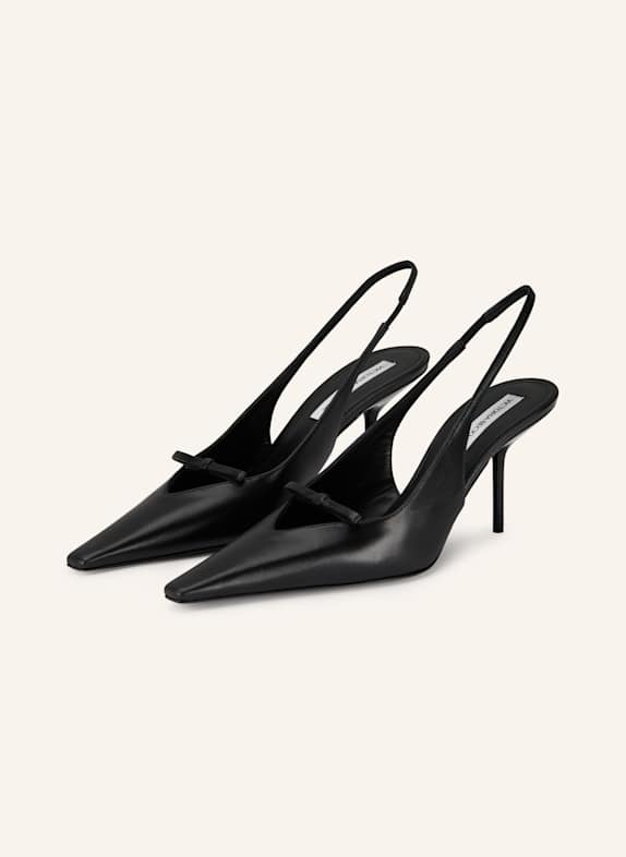 VICTORIA BECKHAM Slingback pumps BLACK