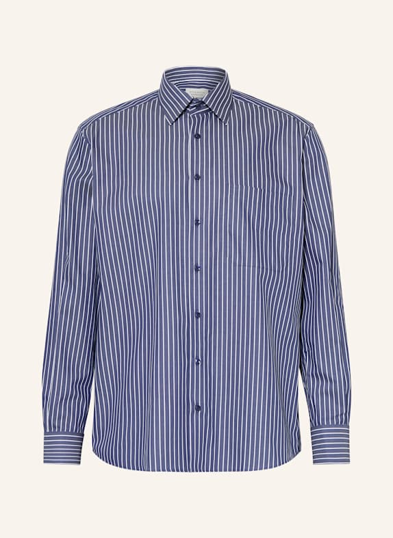 ETERNA Shirt comfort fit DARK BLUE/ WHITE