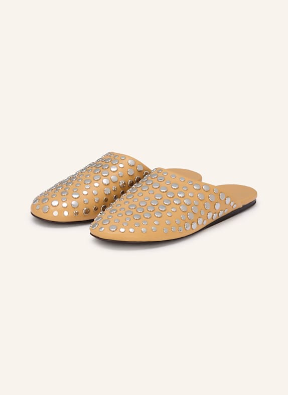 TORY BURCH Pantoletten CAMEL
