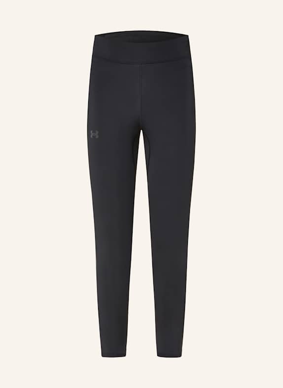 UNDER ARMOUR UA QUALIFIER ELITE running leggings BLACK