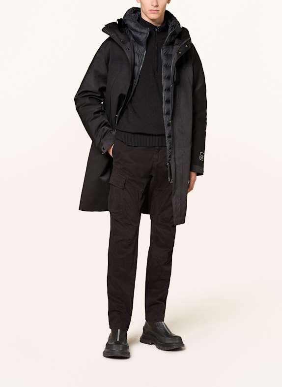 C.P. COMPANY 3-in-1 parka met dons ZWART
