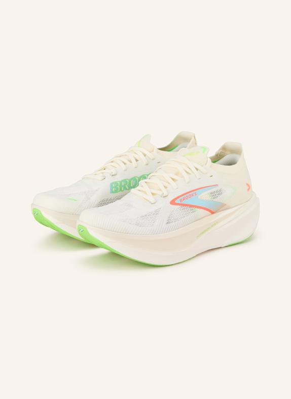 BROOKS zapatillas de running Brooks mujer trail talla 40 WHITE/ NEON ORANGE/ LIGHT BLUE