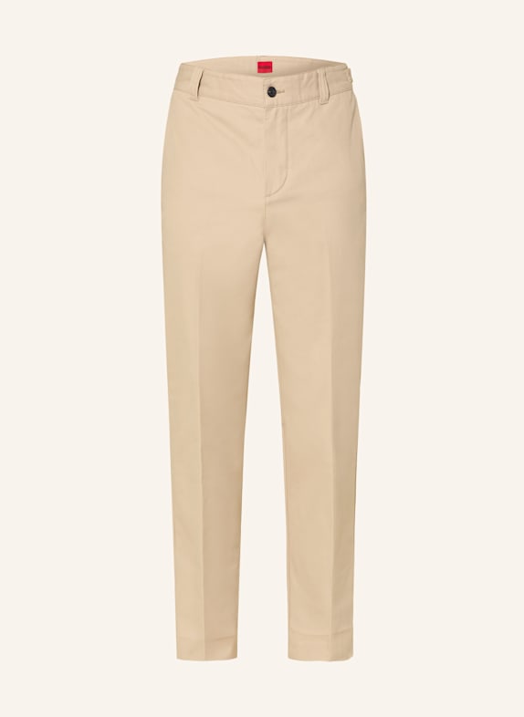 HUGO Pantalon chino GENAR coupe slim BEIGE