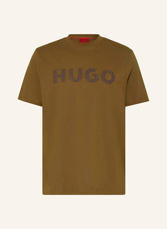 HUGO T-shirt DULIVIO BROWN