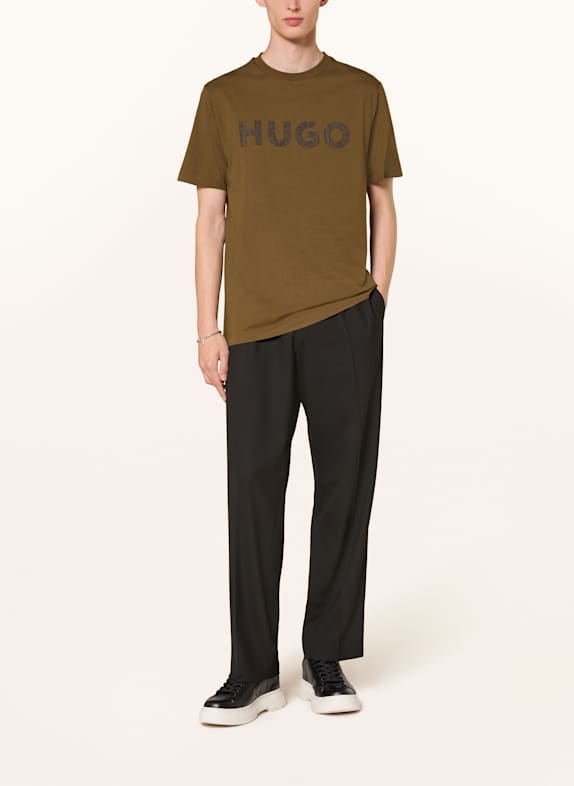 HUGO T-Shirt DULIVIO BRAUN