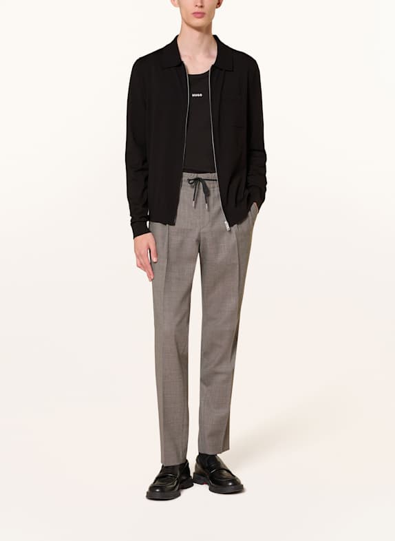 HUGO Strickjacke SAN JEAN SCHWARZ
