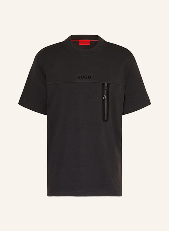 HUGO T-shirt DUBI BLACK