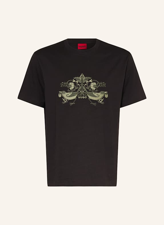 HUGO T-Shirt DENRITH SCHWARZ