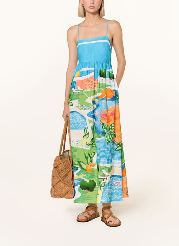 SEAFOLLY Strandkleid SUNSET TÜRKIS/ GRÜN/ BEIGE