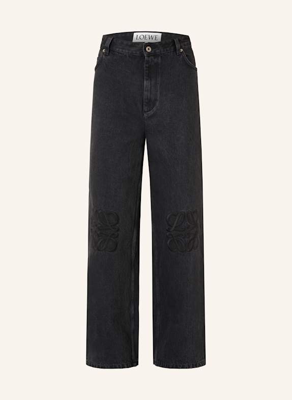 LOEWE Boyfriend Jeans ANAGRAM 1100 BLACK