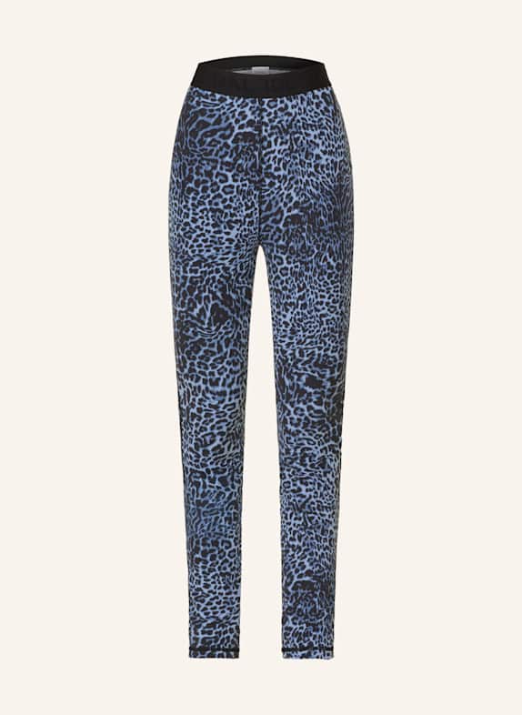 comma casual identity Leggings LIGHT BLUE/ DARK BLUE