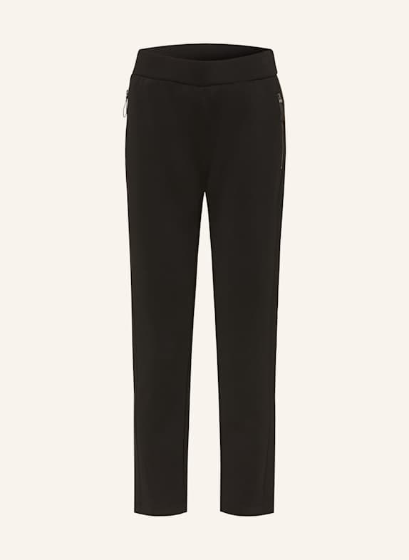 comma casual identity Jerseyhose im Jogging-Stil SCHWARZ