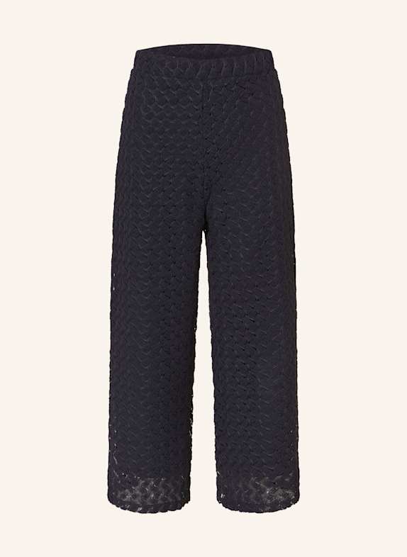 s.Oliver BLACK LABEL 7/8-Hose aus Lochspitze BLAU