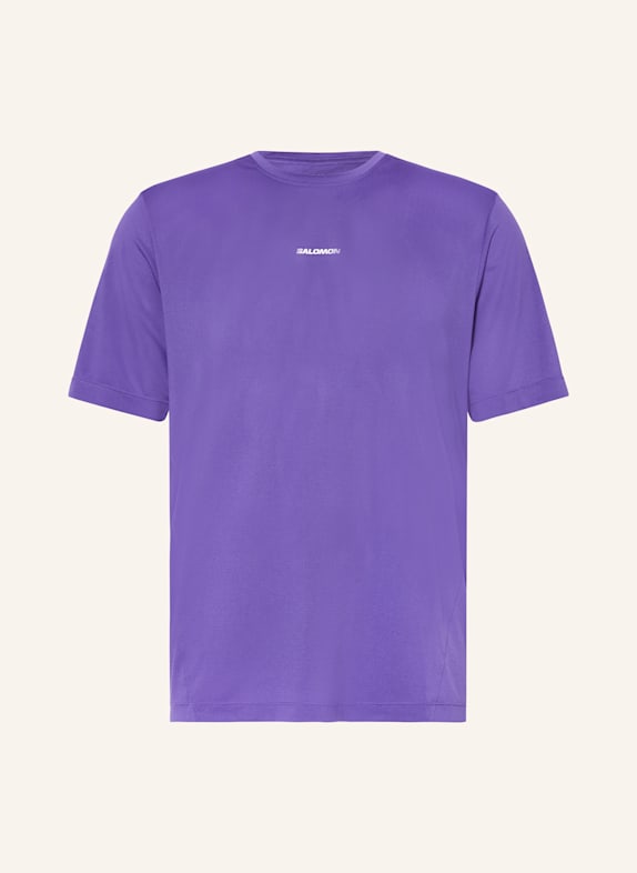 SALOMON Laufshirt SHAKEOUT CORE LILA