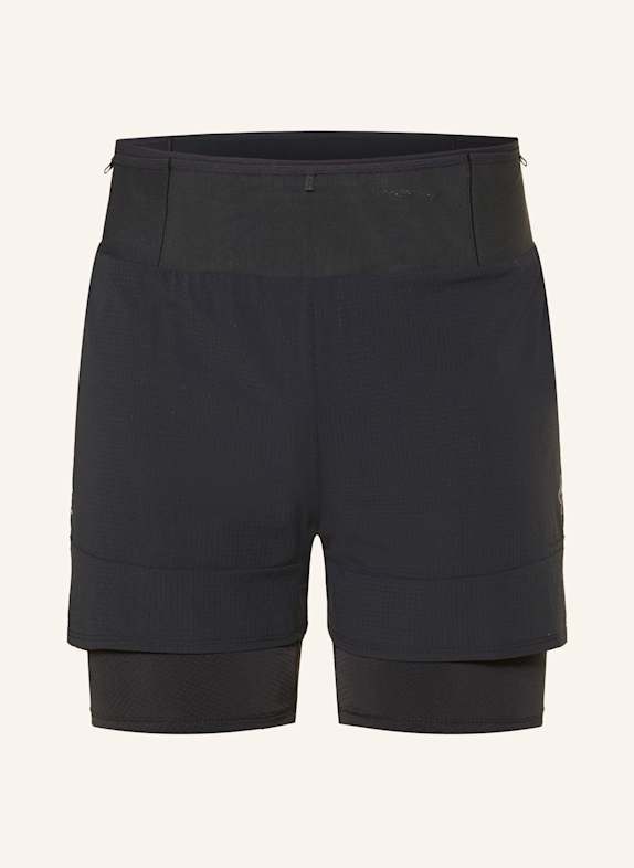 SALOMON 2-in-1-Laufshorts SENSE AERO SCHWARZ