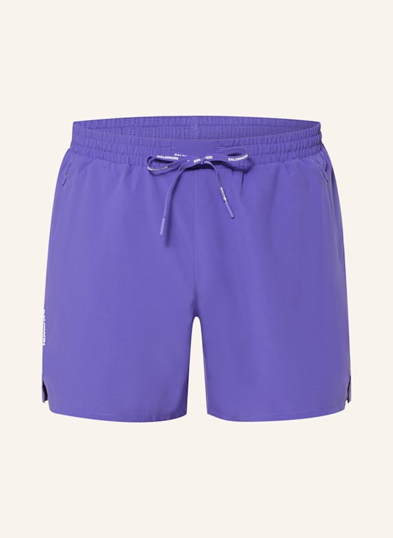 SALOMON 2-in-1-Laufshorts SHKOUT CORE 5INCH BLAU