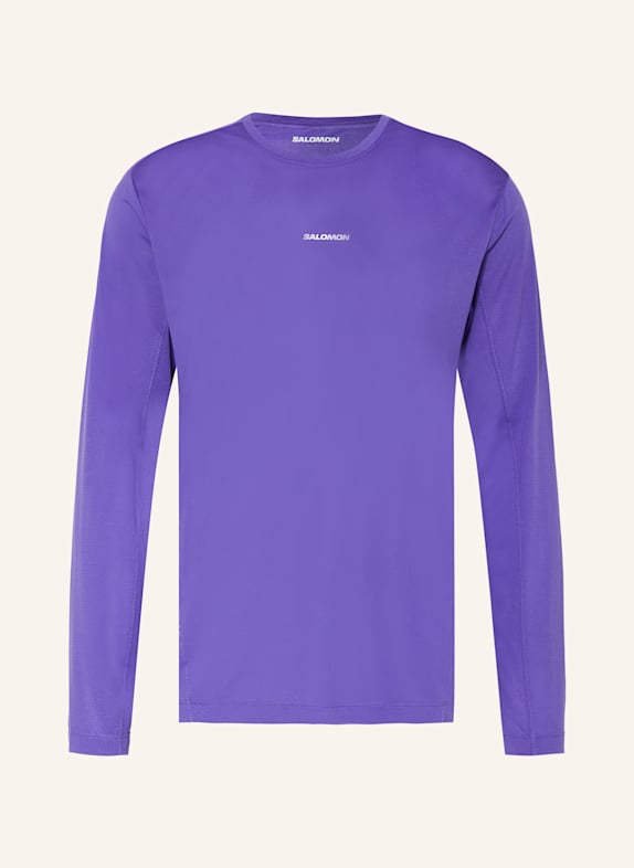 SALOMON Laufshirt SHAKEOUT CORE LILA