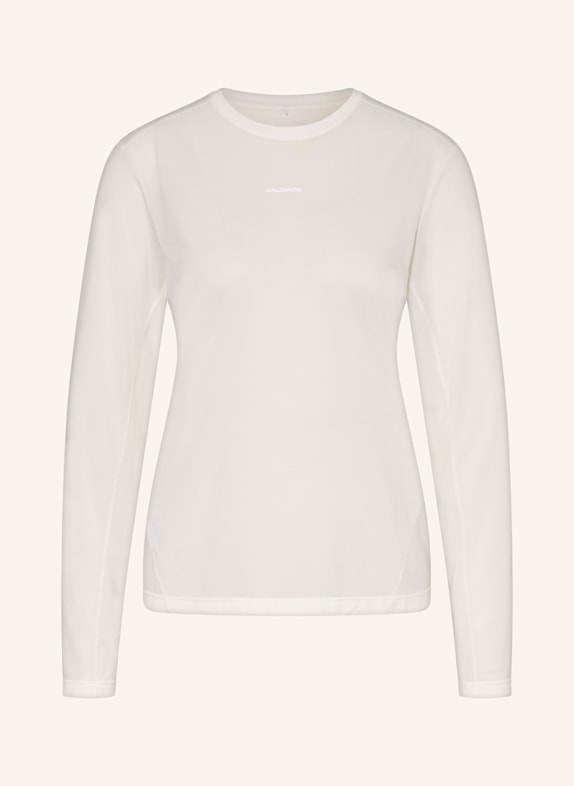 SALOMON Laufshirt SHKOUT CORE LS WEISS