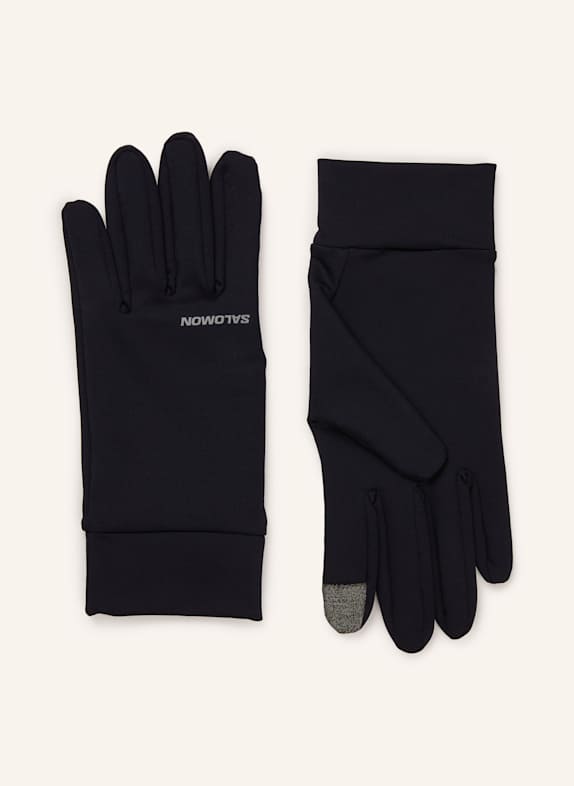 SALOMON Multifunktions-Handschuhe CROSS WARM mit Touchscreen-Kompatibilität SCHWARZ