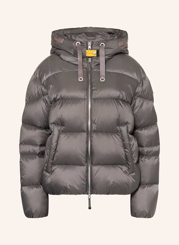 PARAJUMPERS Péřová bunda TILLY ŠEDÁ
