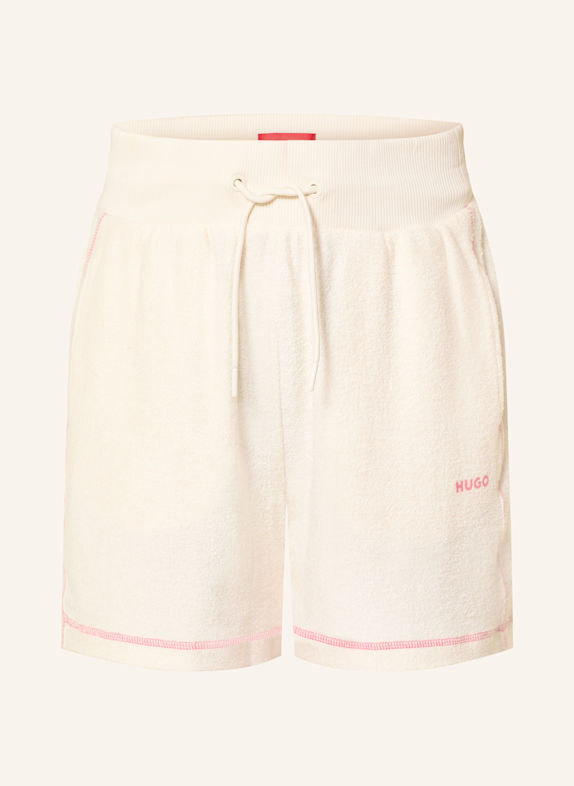 HUGO Lounge-Shorts NATY aus Frottee BEIGE