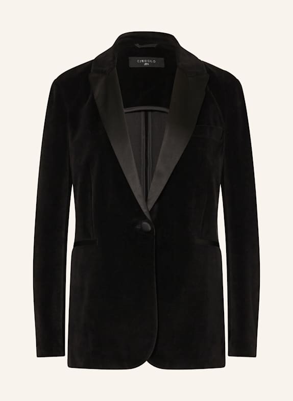 CIRCOLO 1901 Samtblazer SCHWARZ