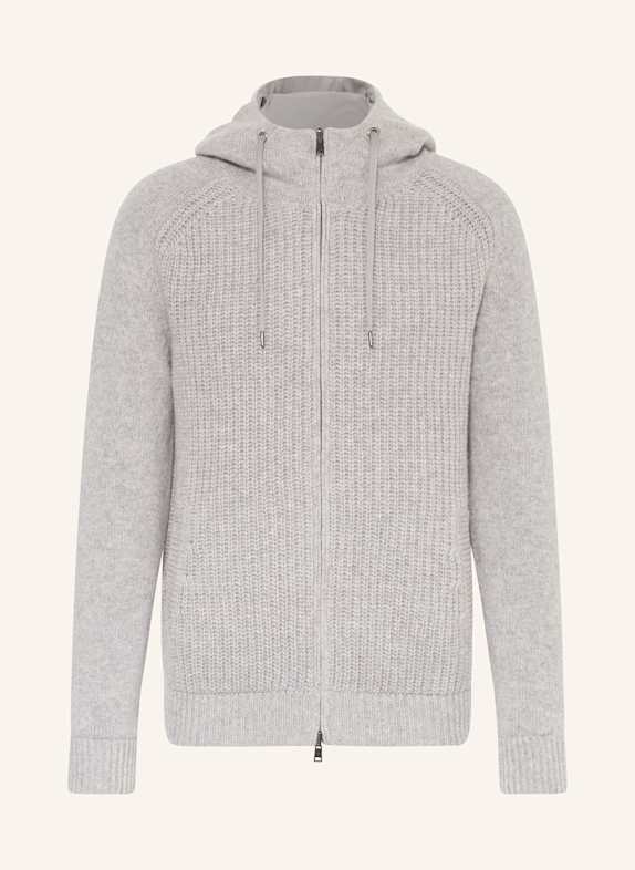 HERNO Cardigan reversible GRAY
