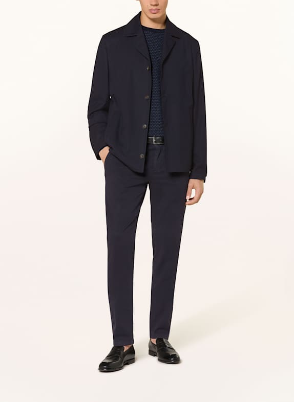 CORNELIANI Overjas van geschoren wol DONKERBLAUW