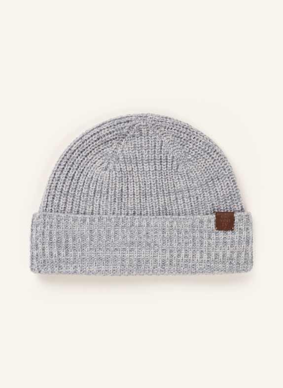 eleventy Cashmere-Mütze WEISS/ HELLBLAU