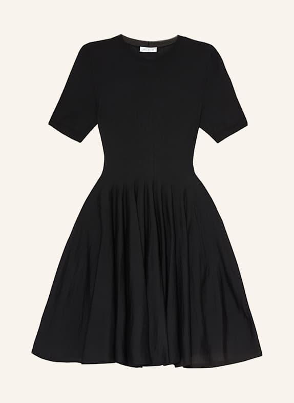 ALAÏA Kleid SKATER aus WOLLE SCHWARZ