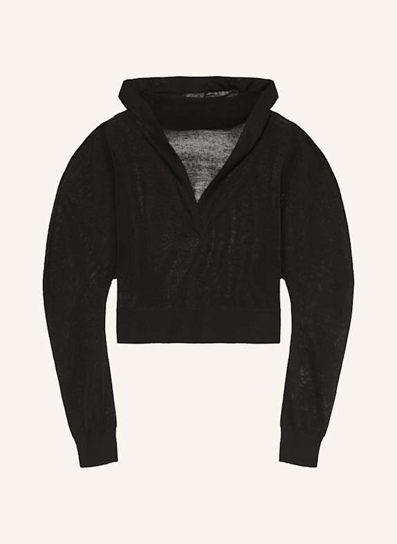 ALAÏA Hoodie SCHWARZ
