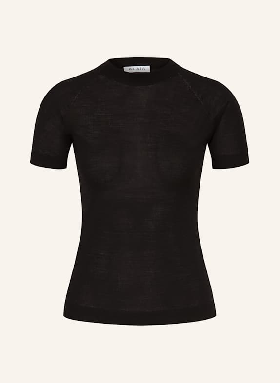 ALAÏA Strickshirt SCHWARZ