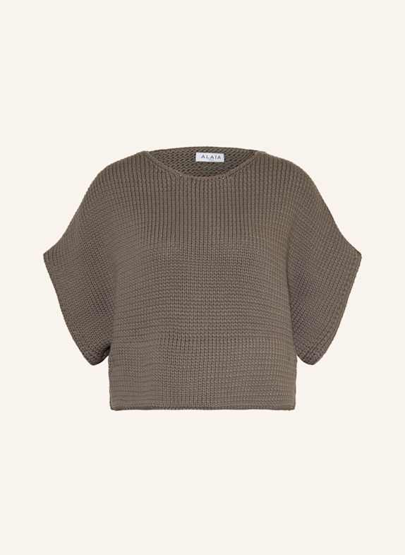 ALAÏA Strickshirt TAUPE