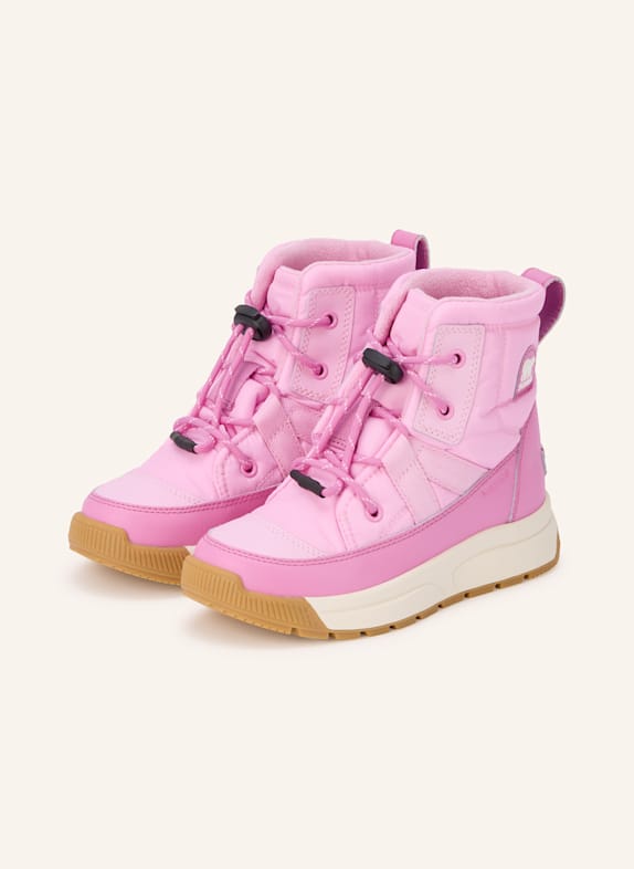 SOREL WHITNEY III MID WP lace-up boots PINK/ PINK