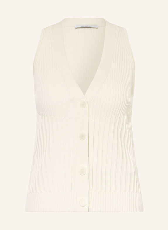 Max Mara BIMBA vest ECRU