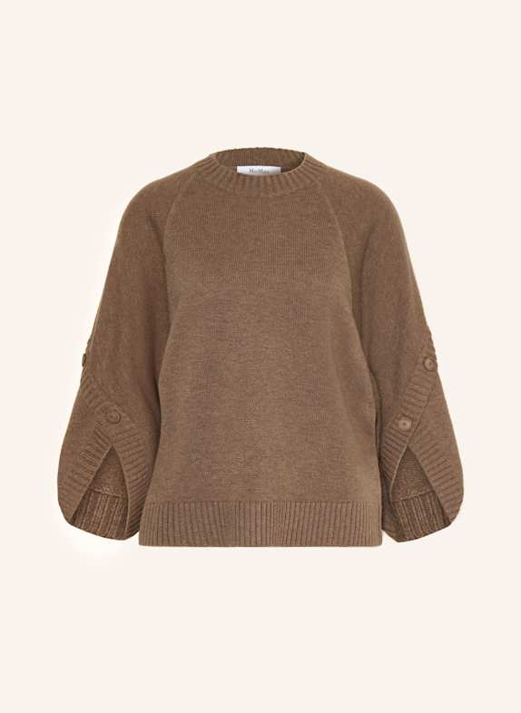 Max Mara Pullover AMPEX mit Cashmere BRAUN