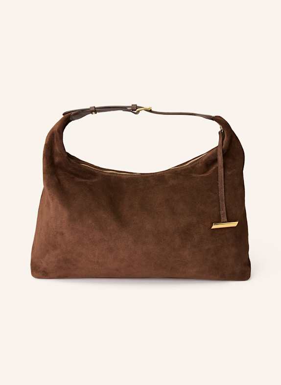LIFFNER Torebka hobo PILLOW CIEMNOBRĄZOWY
